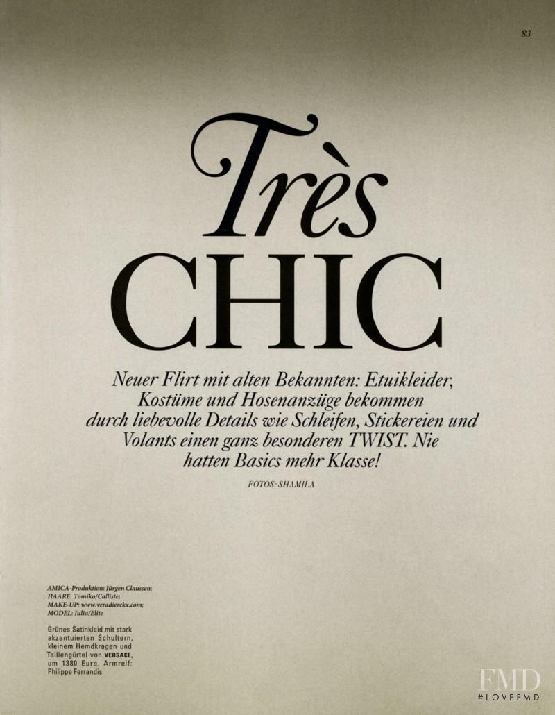 Très Chic, February 2009