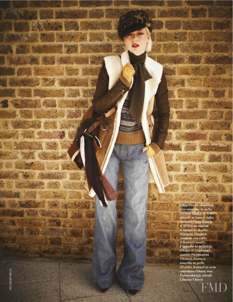 Ali Whitfield featured in Non Solo Cappotto, October 2011