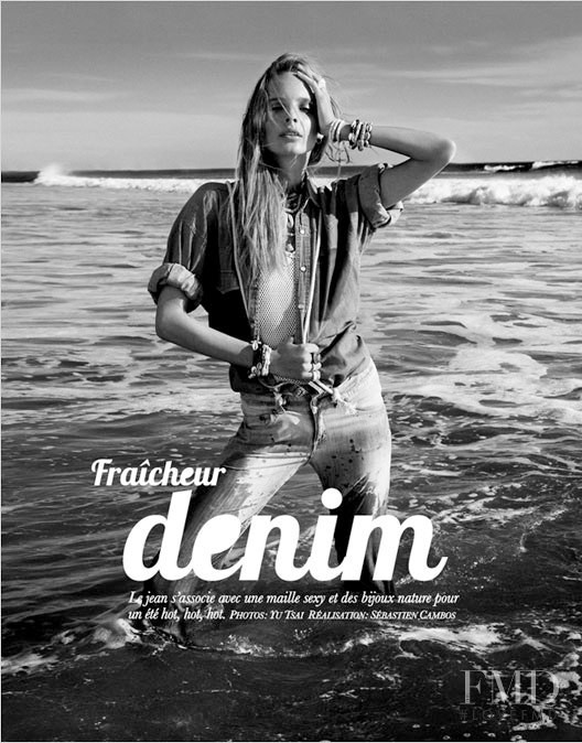 Jules Mordovets featured in Fraîcheur Denim, April 2011