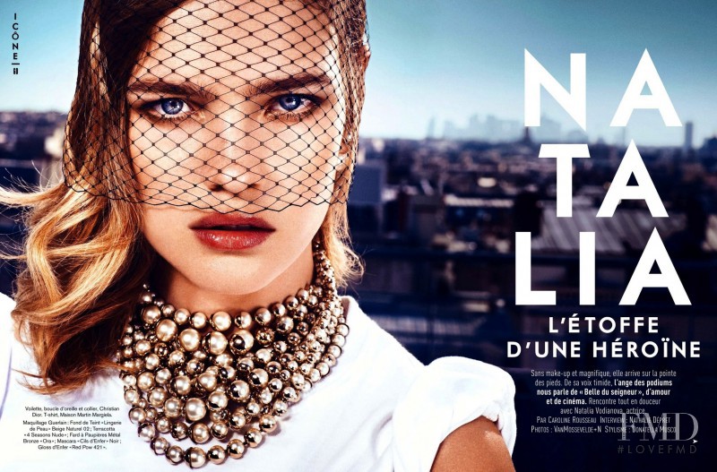 Natalia Vodianova featured in L\'étoffe D\'une Heroine, July 2013