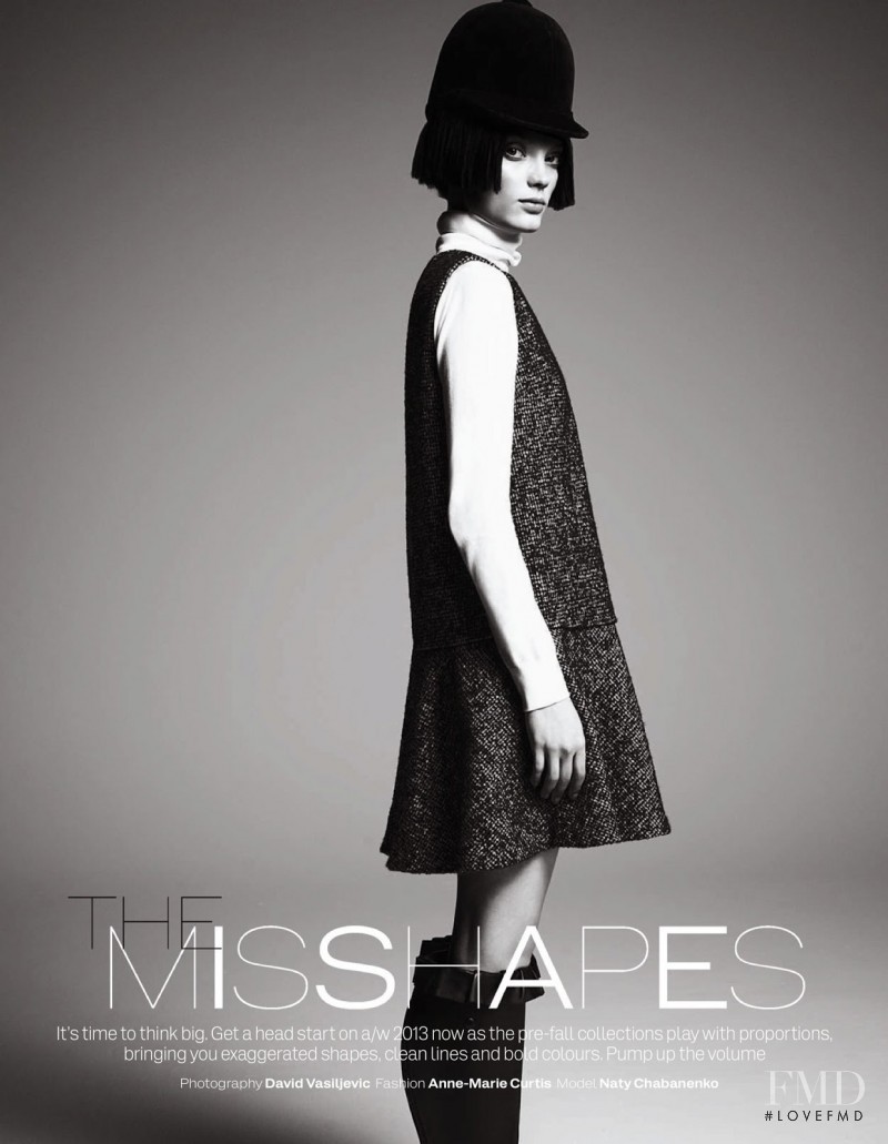 Natalia Chabanenko featured in The Misshapes, July 2013