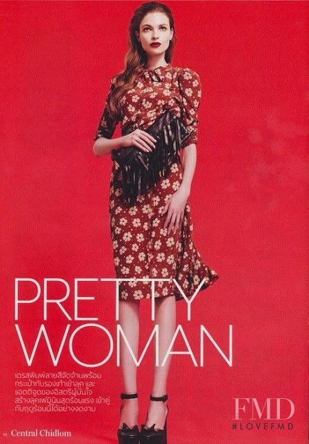 Paulina Panas featured in Preety Woman, April 2013