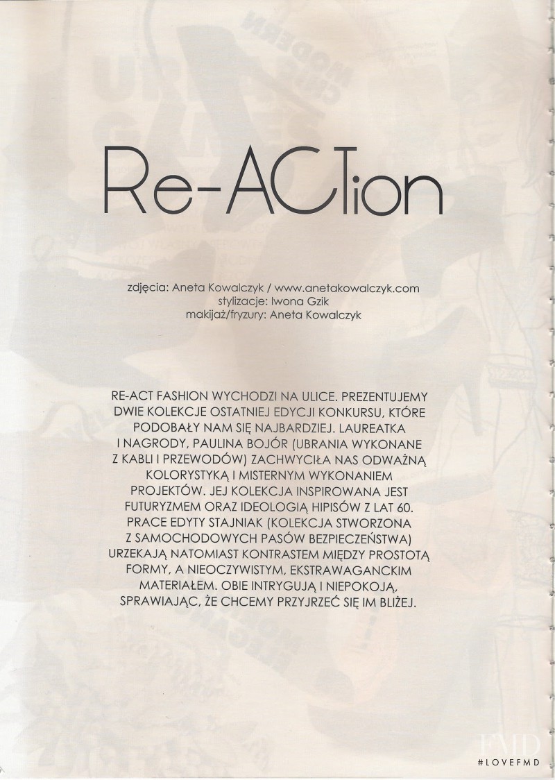 Re-Action, March 2011