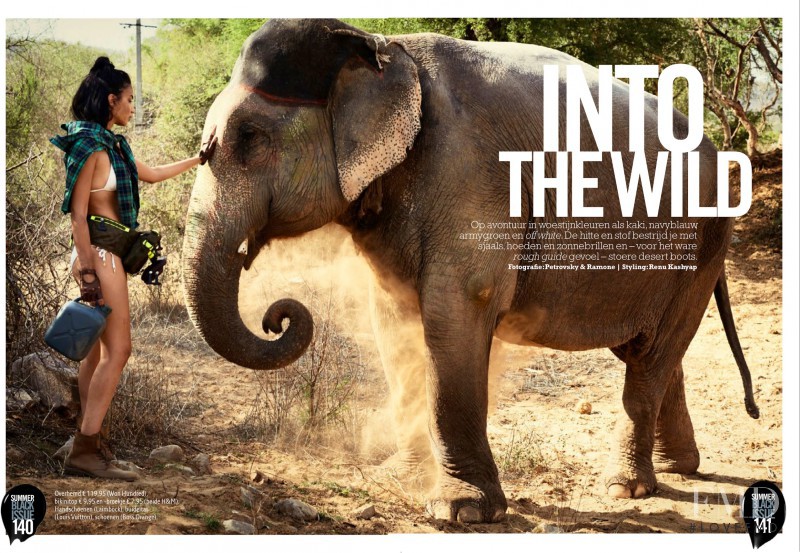 Elena Fernandes featured in Into The Wild, July 2013