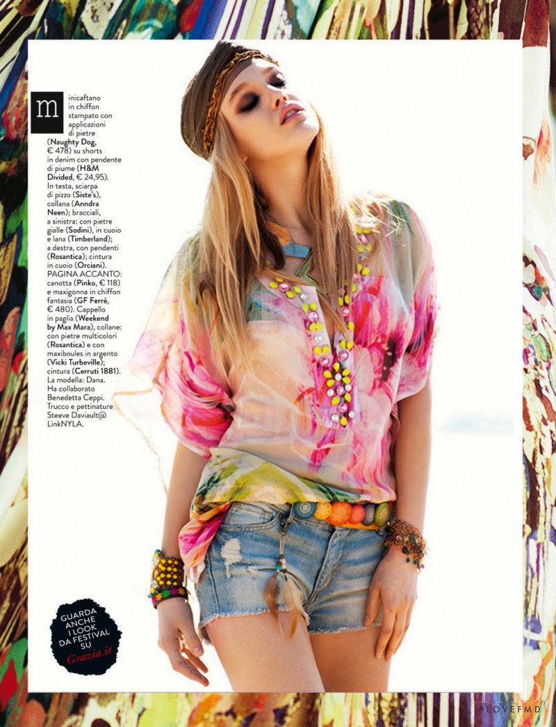 Dana Drori featured in Hippy, June 2013