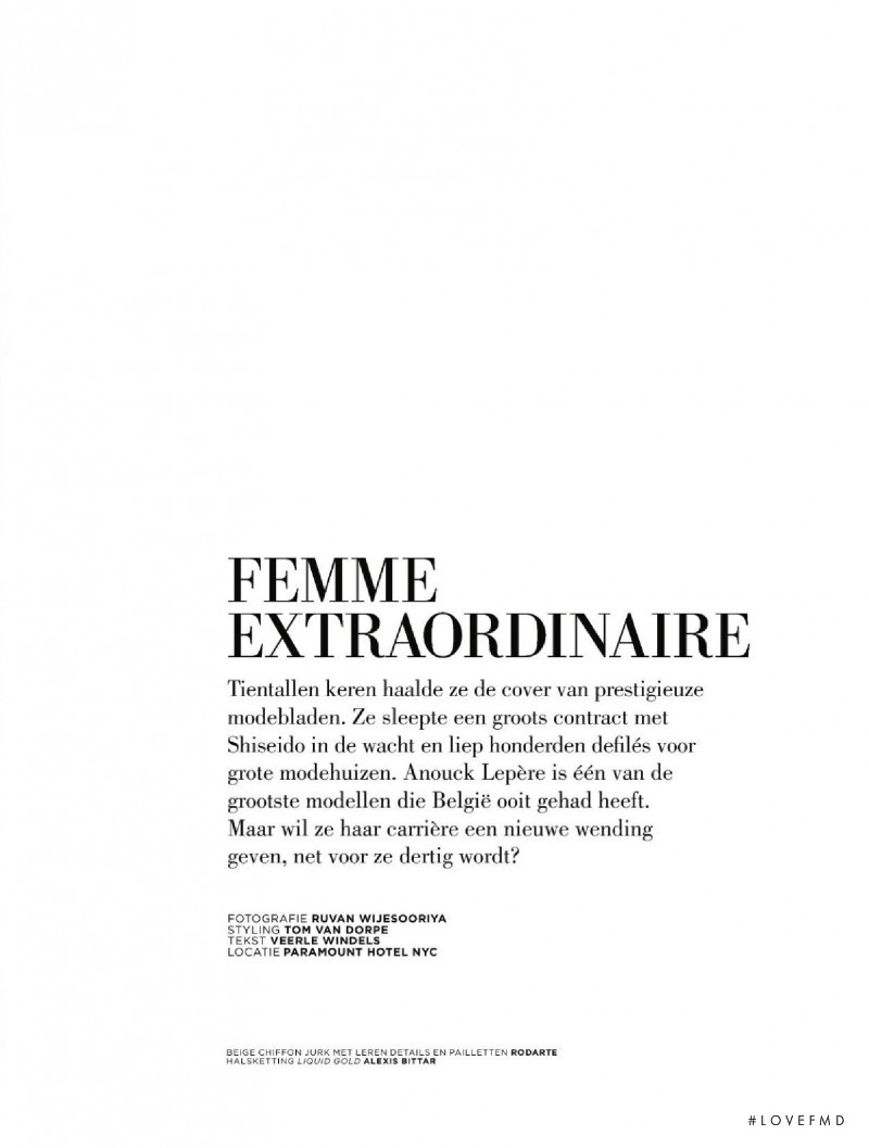 Femme Extraordinaire, April 2009