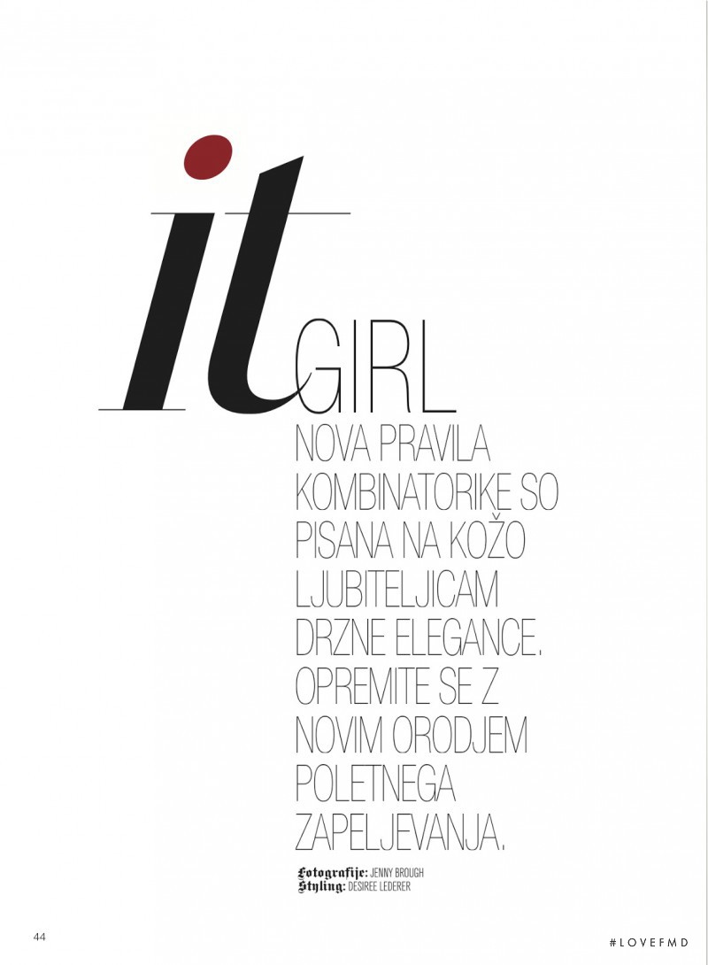 It Girl, June 2013