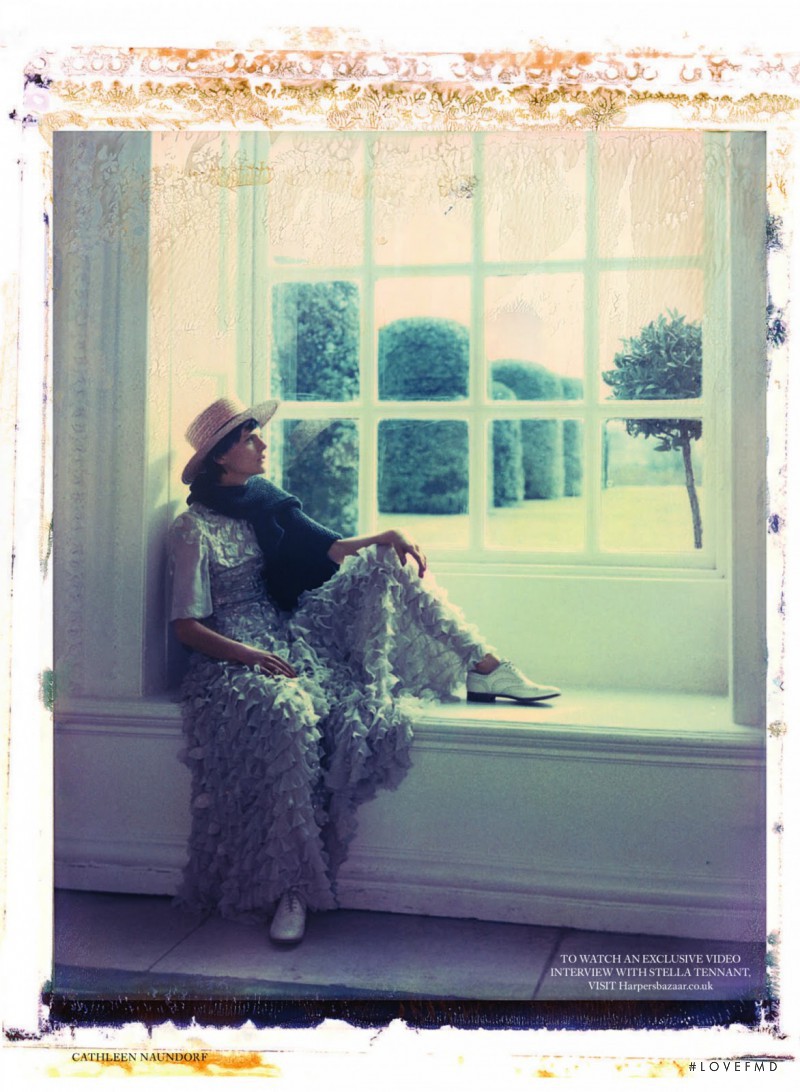Stella Tennant featured in A Very British Allure, July 2013