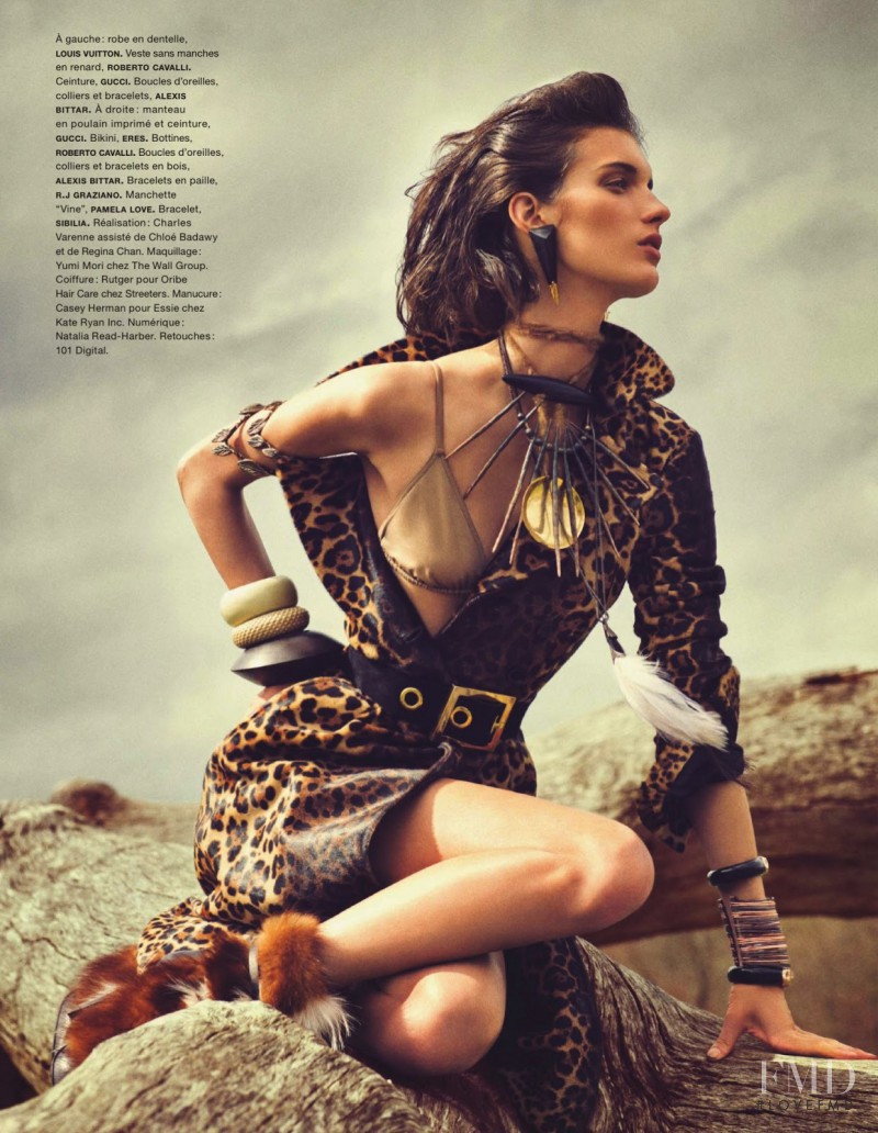 Marte Mei van Haaster featured in Savane, June 2013