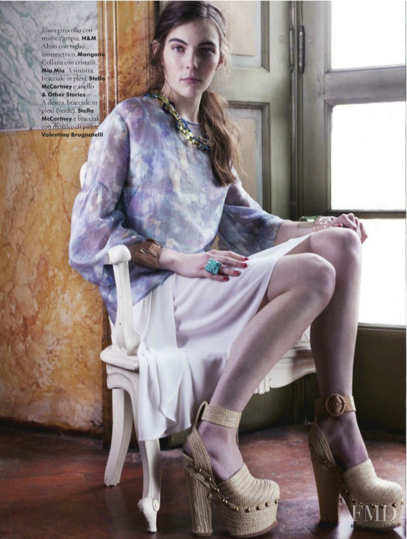 Hannah Noble featured in Romantiche Trasparenze, June 2013