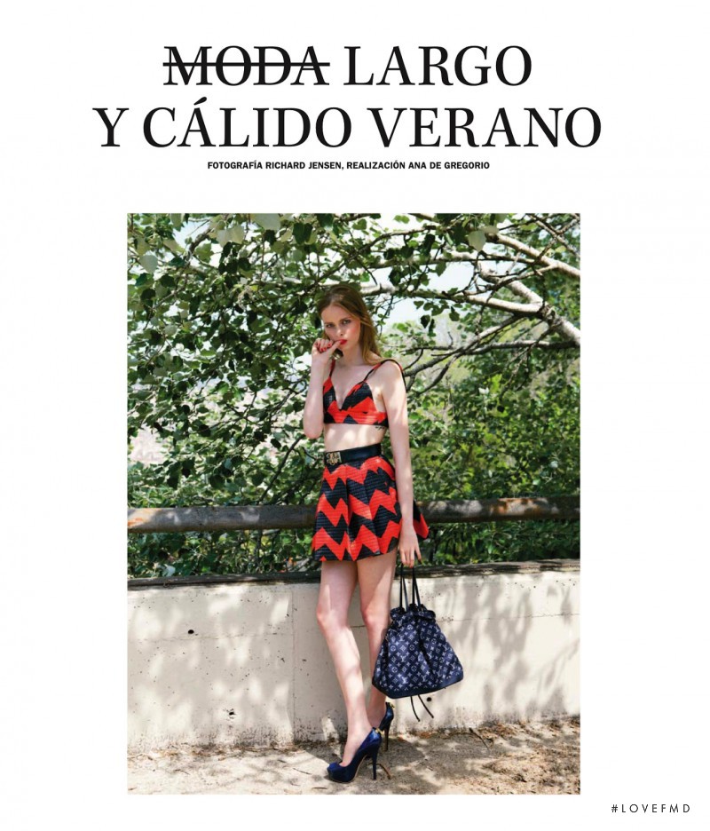 Vera Luijendijk featured in Largo Y Calido Verano, June 2013