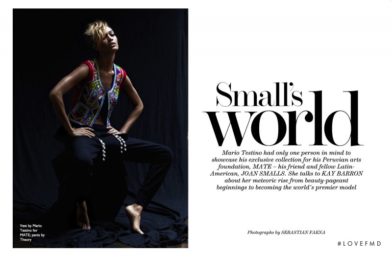 Joan Smalls featured in Small\'s World, June 2013