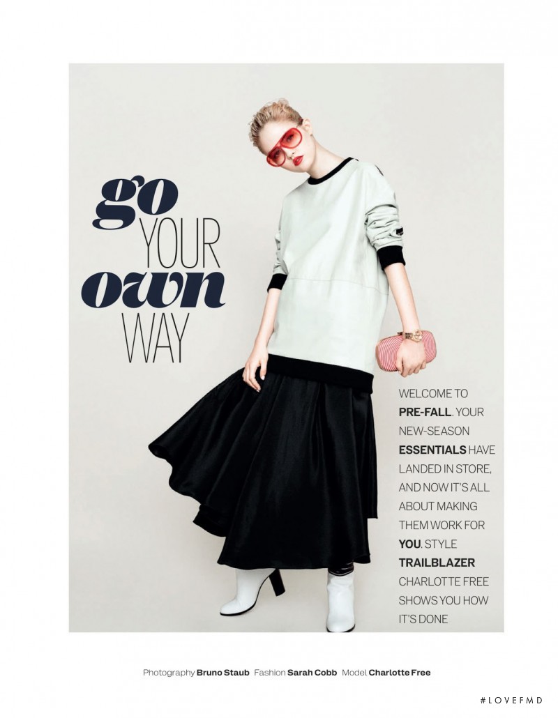 Charlotte Free featured in Go You Own Way, July 2013