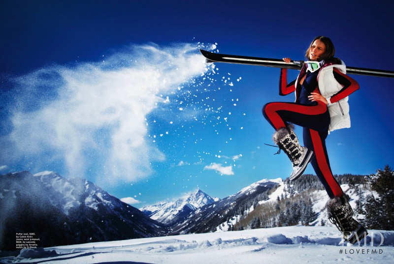 Serafima Kobzeva featured in Ski Patrol, July 2013