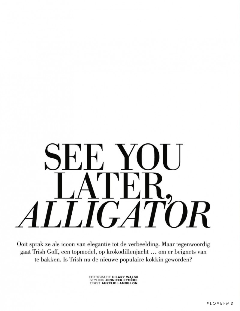 See You Later, Alligator, April 2009