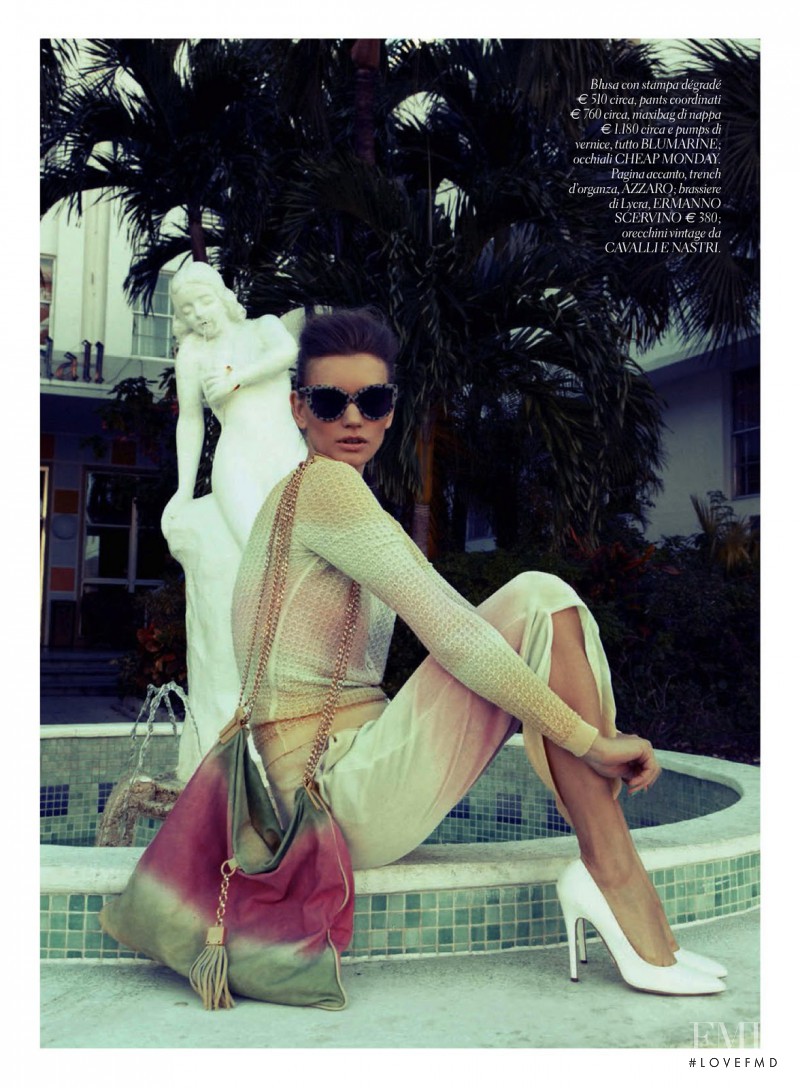 Lyoka Tyagnereva featured in I Love Miami, June 2013