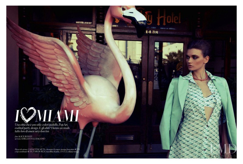 Lyoka Tyagnereva featured in I Love Miami, June 2013