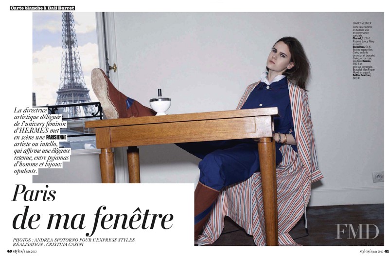 Jamily Meurer Wernke featured in Paris De Ma Fenetre, June 2013