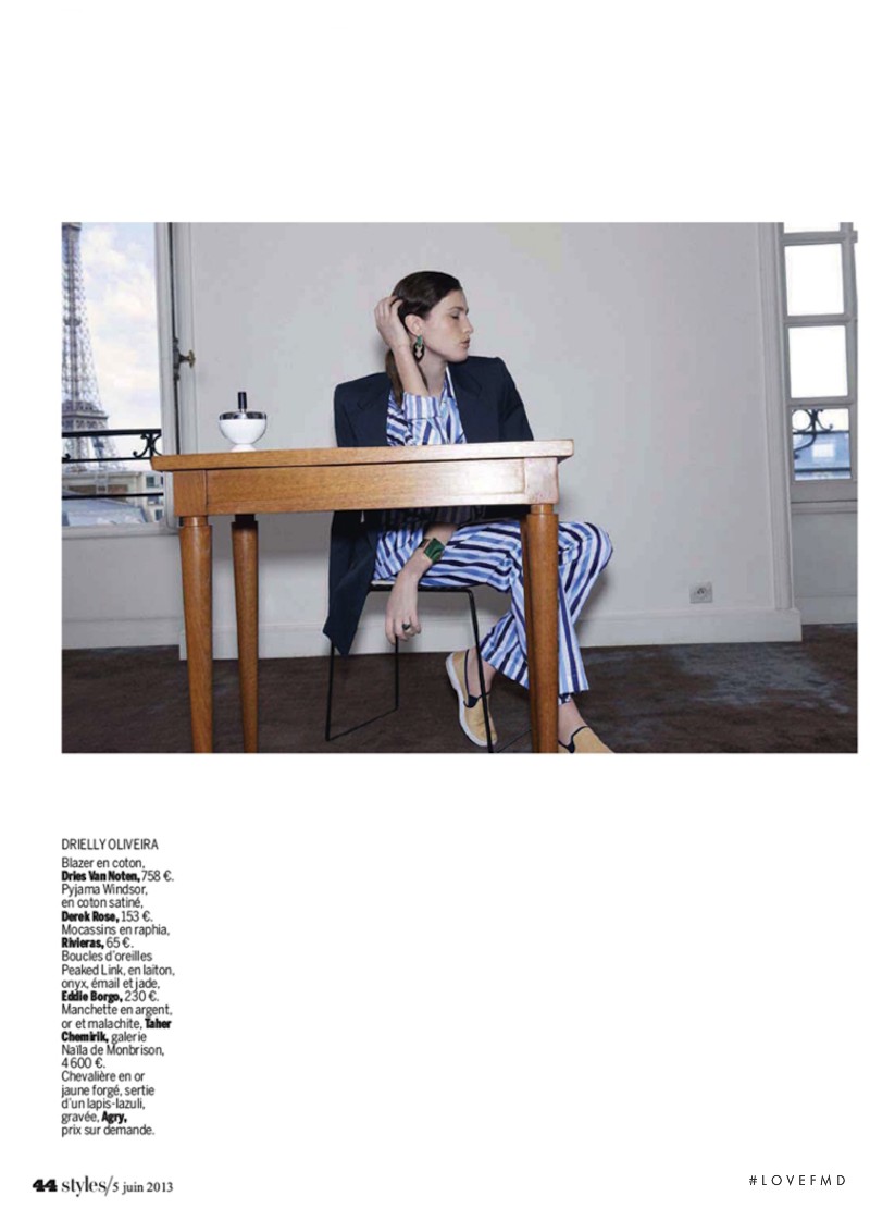 Drielly Oliveira featured in Paris De Ma Fenetre, June 2013