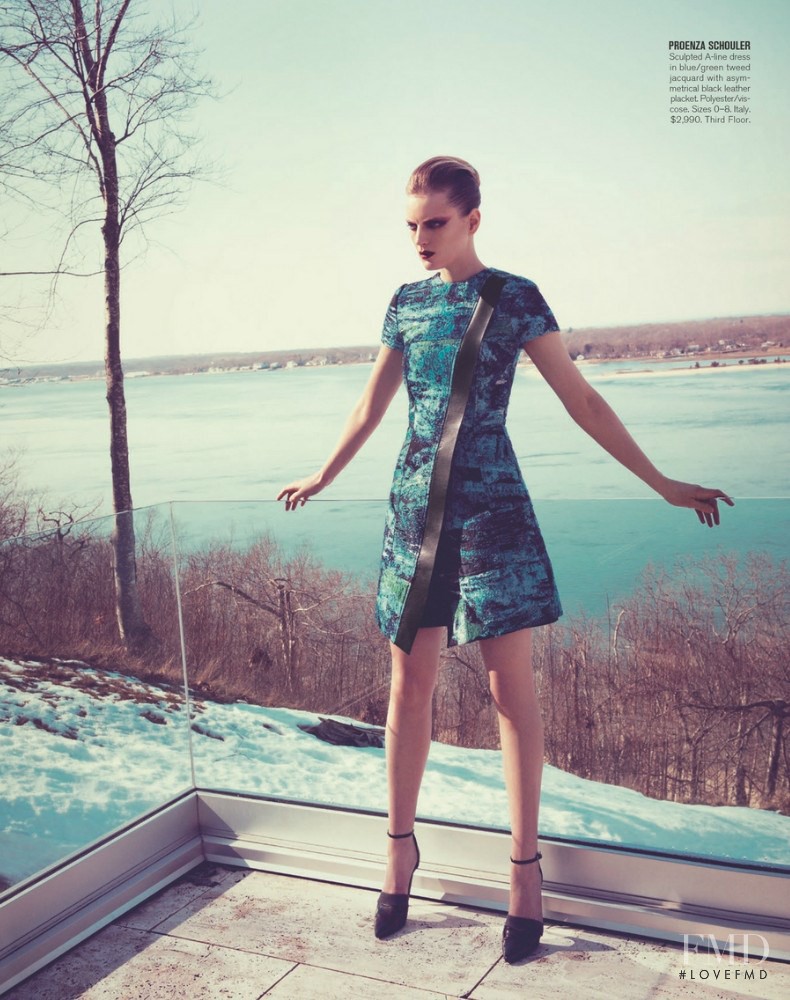 Guinevere van Seenus featured in Cold Shoulder, June 2013