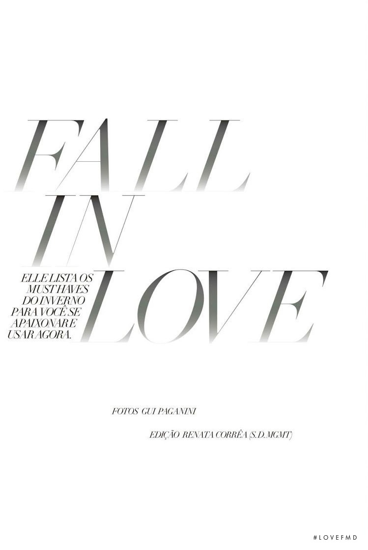Fall In Love, June 2013