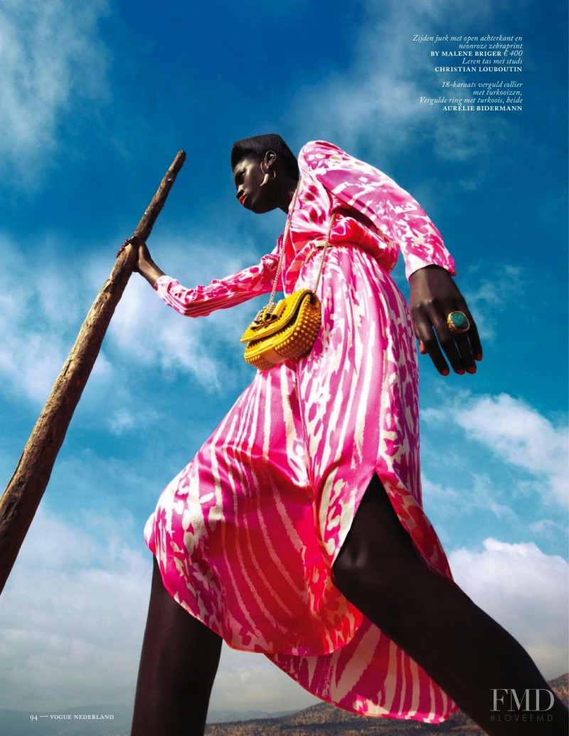 Kinee Diouf featured in Neon Oase, July 2013