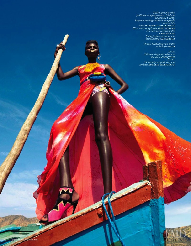 Kinee Diouf featured in Neon Oase, July 2013