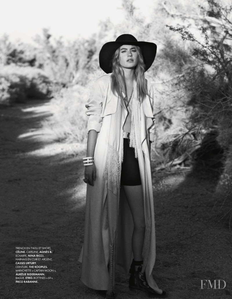 Camille Rowe featured in Duel Au Soleil, June 2013