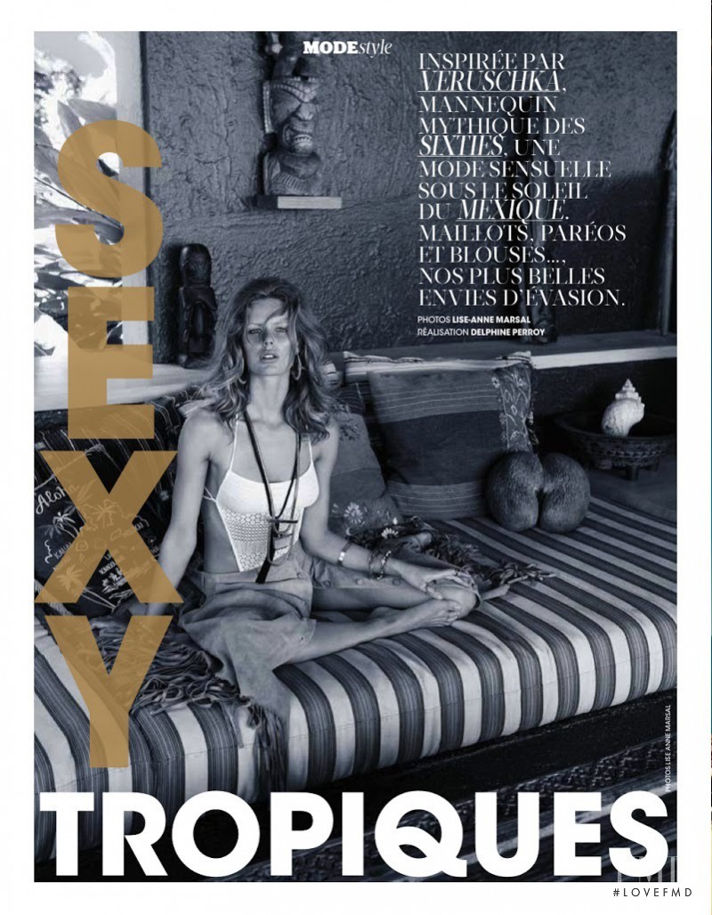 Marlijn Hoek featured in Sexy Tropiques, June 2013