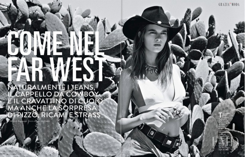 Sona Matufkova featured in Come Nel Far West, June 2013