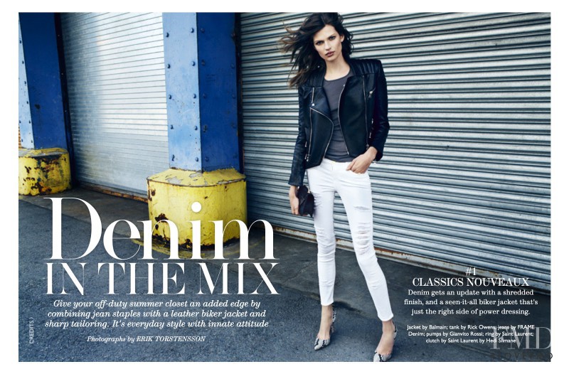 Bette Franke featured in Denim In The Mix, June 2013