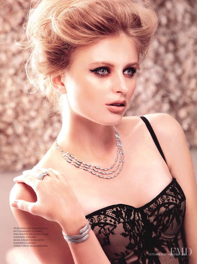 Anna Kozlova featured in Belle of the boudoir, October 2012