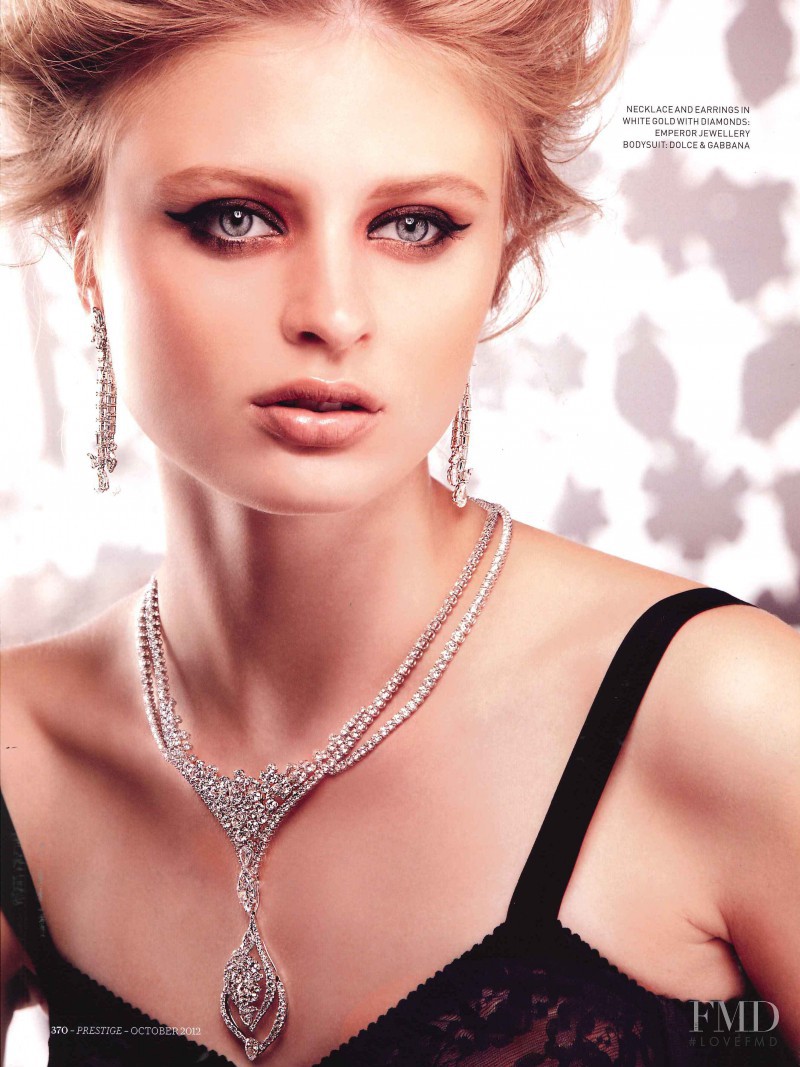 Anna Kozlova featured in Belle of the boudoir, October 2012