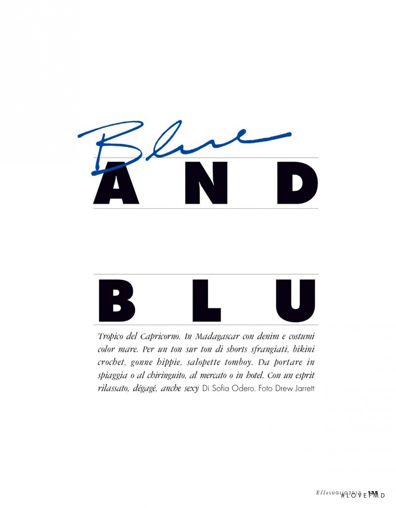 Blue & Blu, July 2013