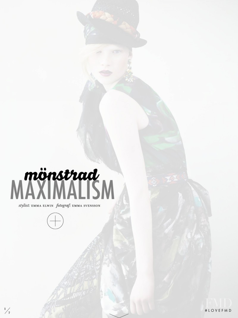 Sara Eirud featured in Mönstrad Maximalism, July 2013