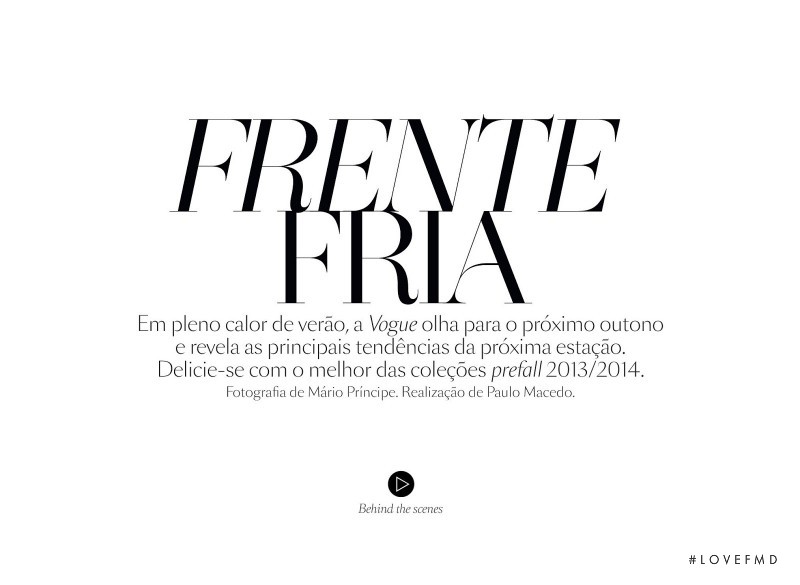 Frente Fria, July 2013