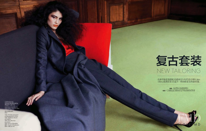 Sui He featured in New Tailoring, July 2013