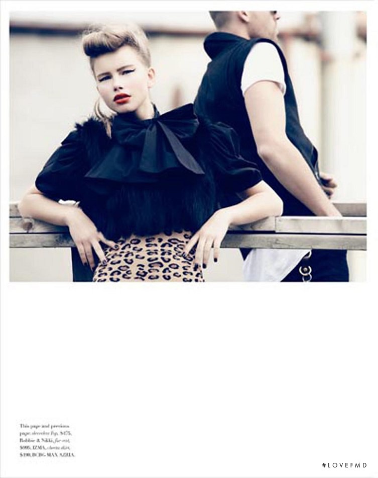 Serafima Kobzeva featured in Girl Meets Boys, March 2012