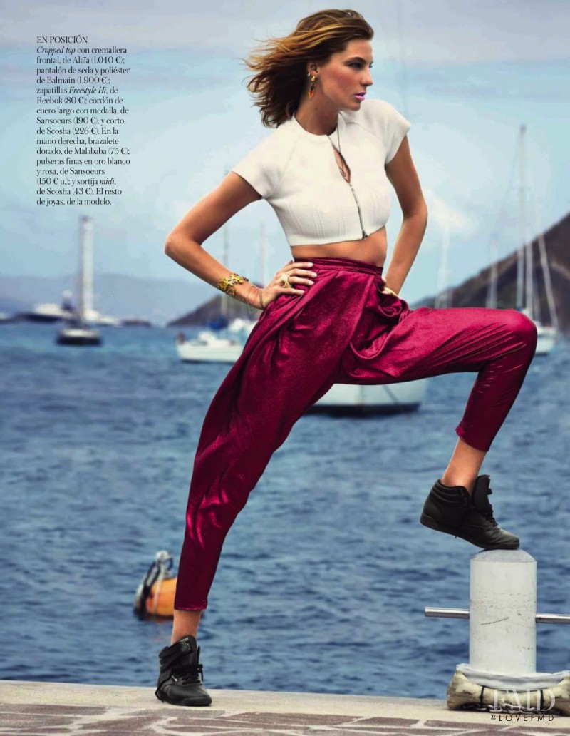 Daria Werbowy featured in Breaking The Waves, July 2013