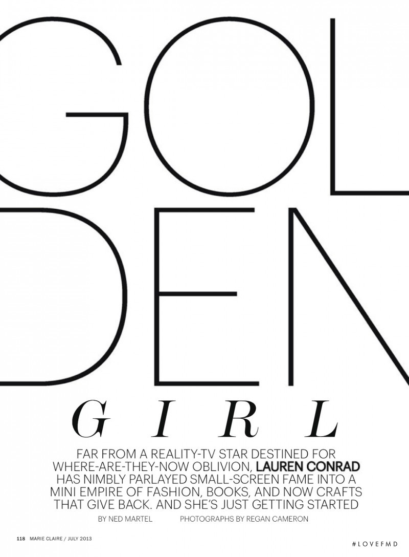 Golden Girl, July 2013