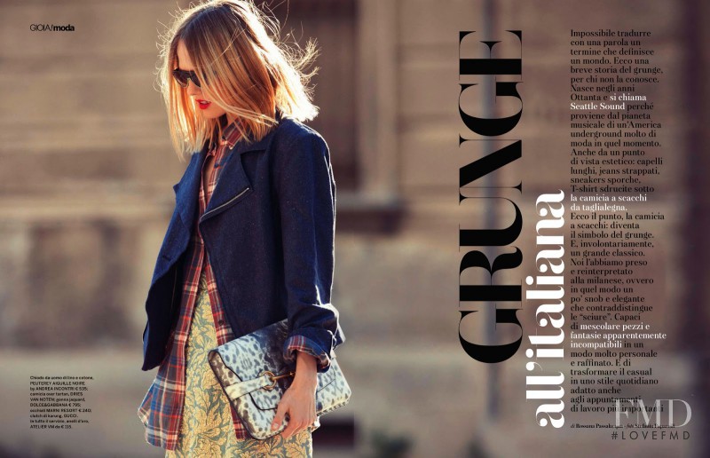 Tosca Dekker featured in Grunge All\'Italiana, June 2013