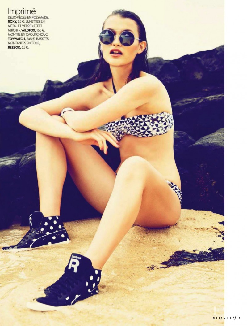 Chloé Lecareux featured in Maillots De Compete, July 2013