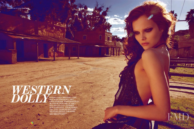 Julia Valimaki featured in Western Dolly, May 2012