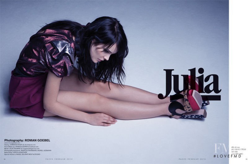 Julia Valimaki featured in Julia, February 2010