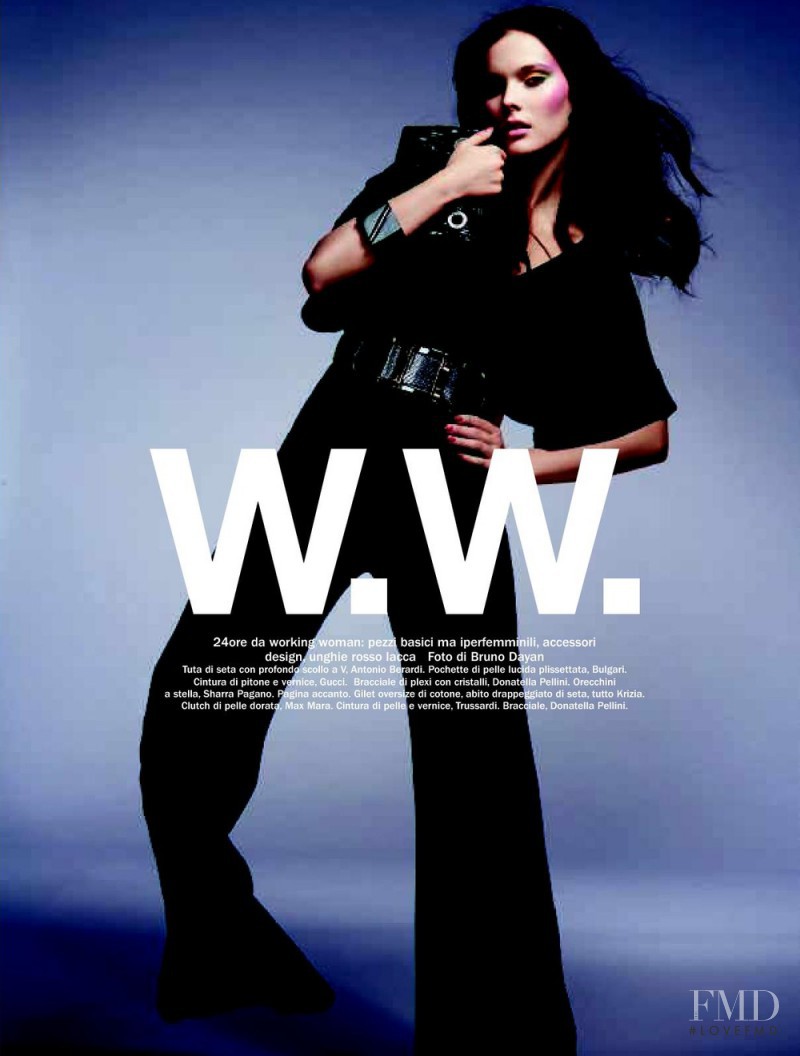 Julia Valimaki featured in W.W., April 2008