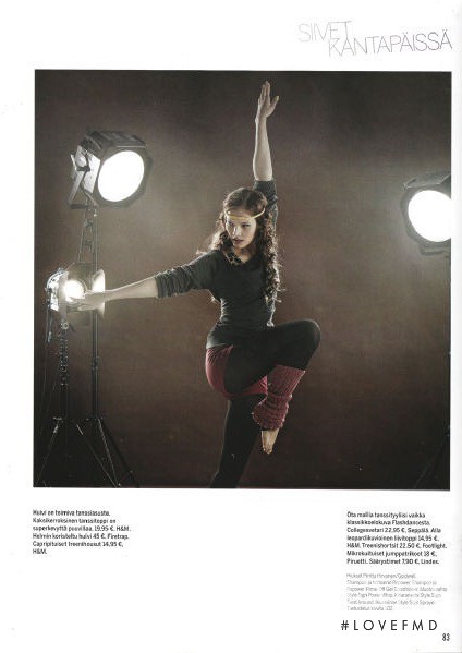 Julia Valimaki featured in Siivet Kantapäossä, December 2010