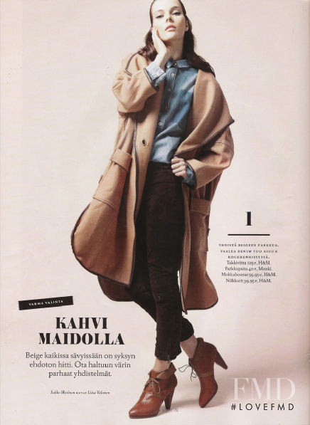 Julia Valimaki featured in Kahvi Maidolia, September 2010