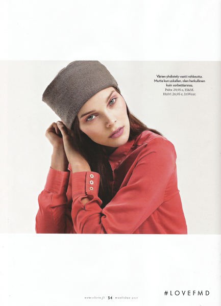 Julia Valimaki featured in Kevään \'11 Muistikirja, March 2011