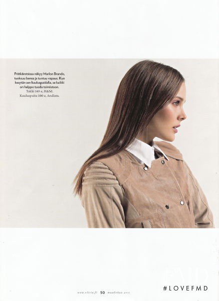 Julia Valimaki featured in Kevään \'11 Muistikirja, March 2011