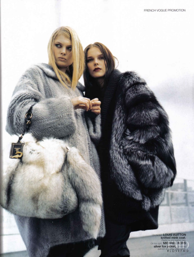 Julie de Gouy featured in Fur for Fashionistas, September 2006